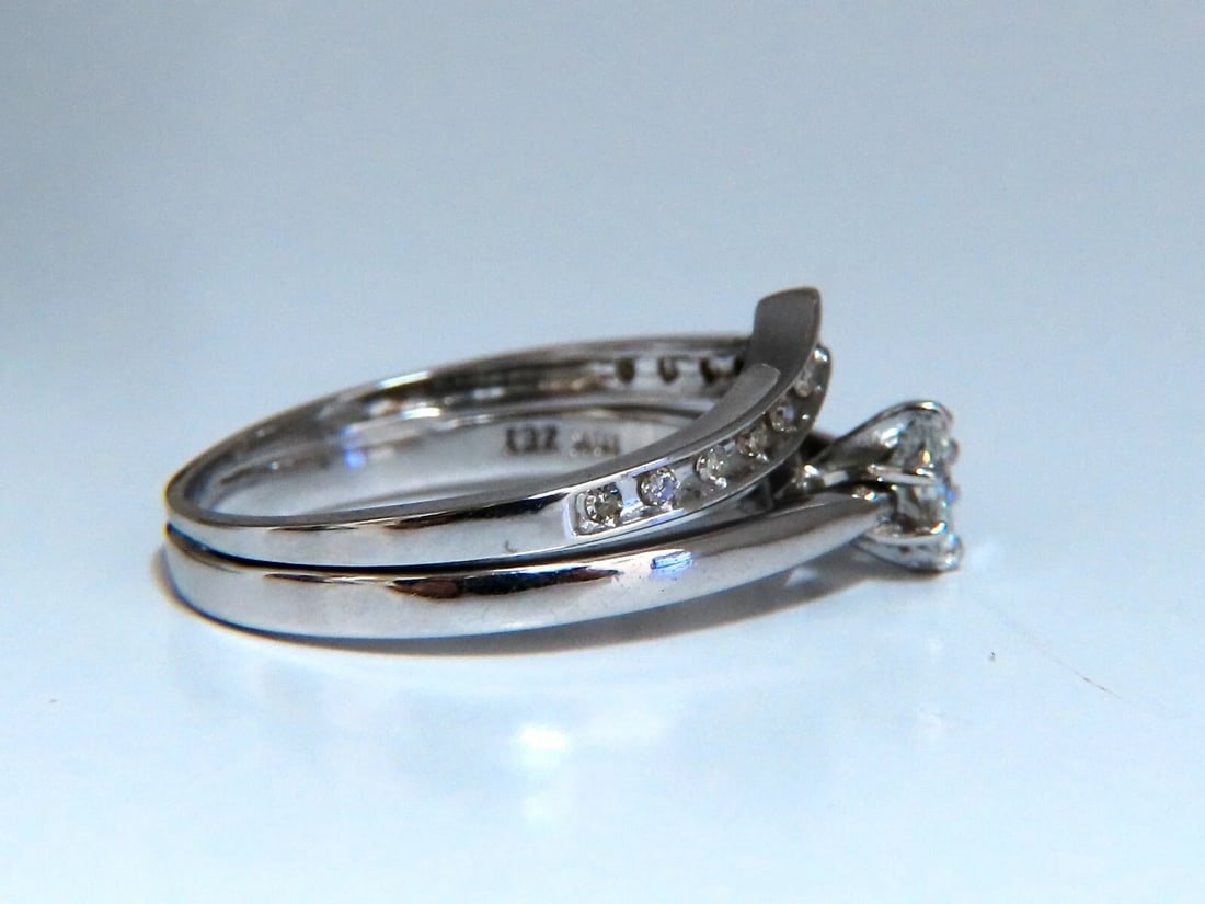 .60ct Natural Cushion Cut Diamond Ring Vintage 18kt - 3