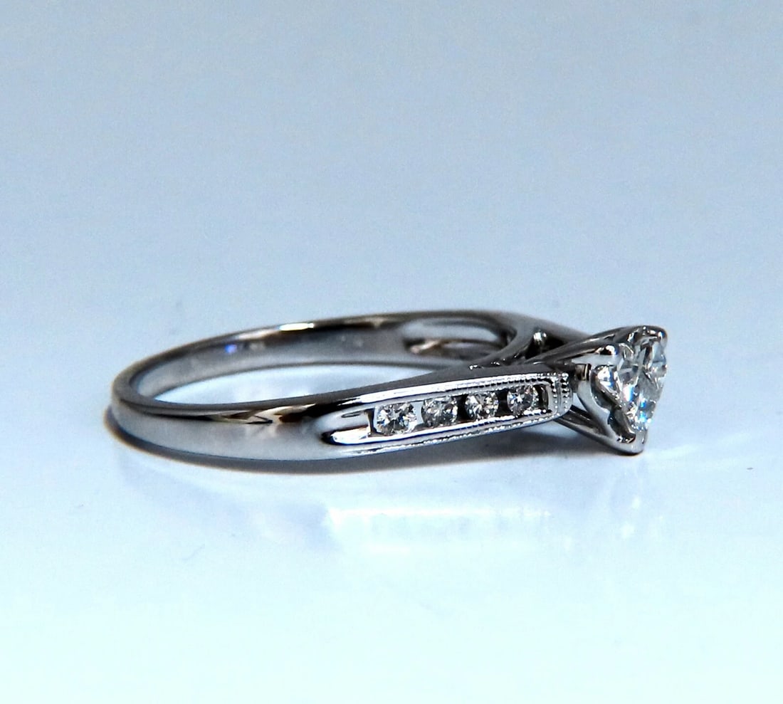 .60ct Princess & Round Raised Cluster Ring 14kt - 3