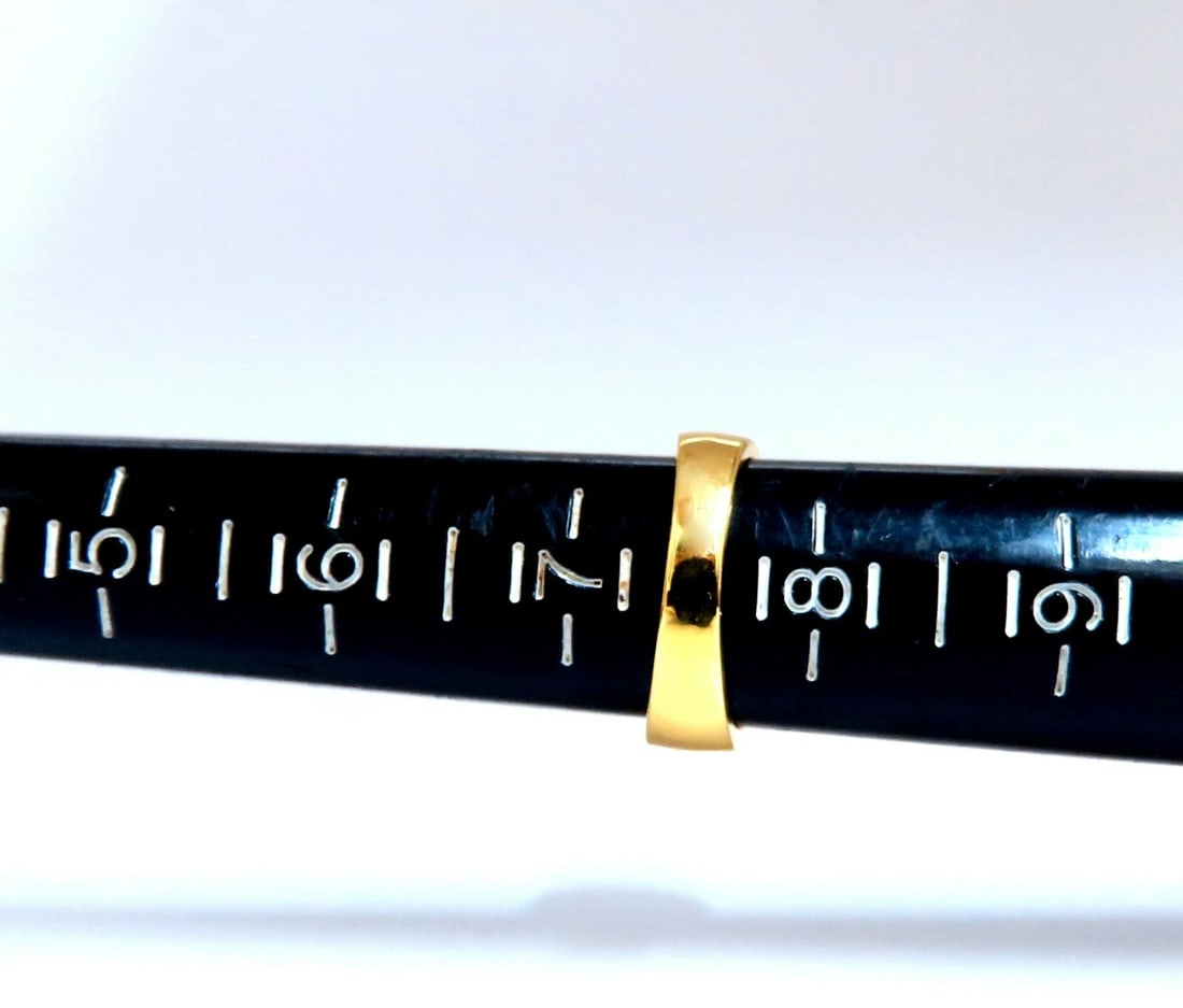 GIA Certified .59ct round cut diamond Raised Crown ring Flush 14Kt - 8