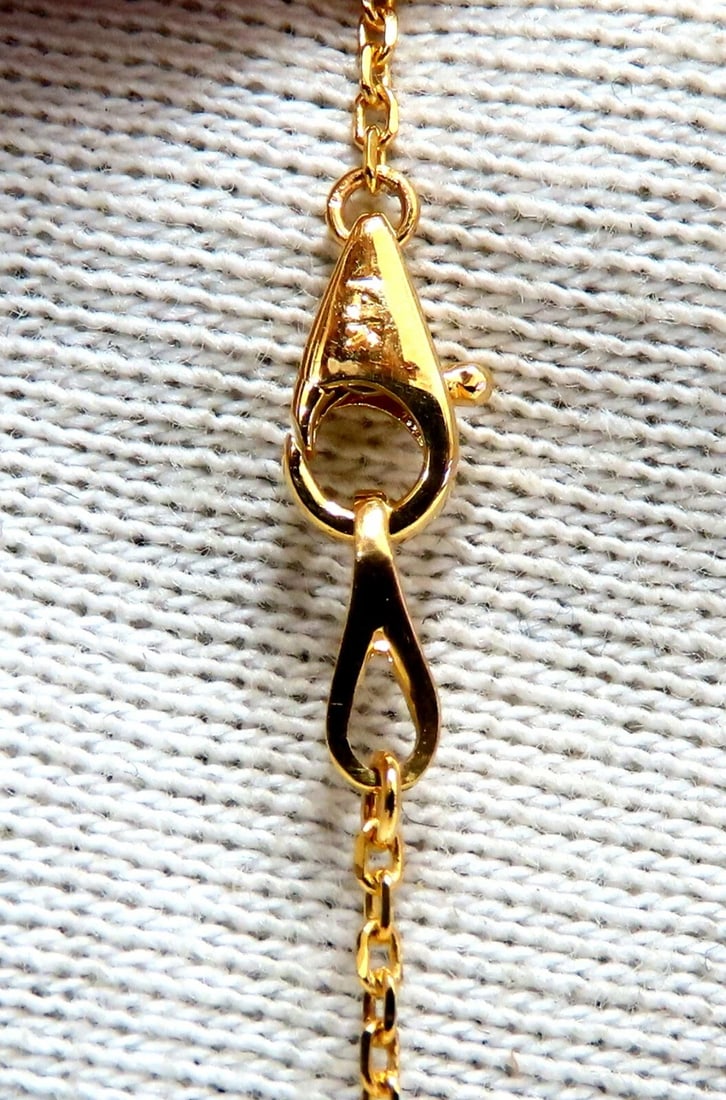 43.05ct. Natural Vivid Sapphires Diamonds Yard Necklace 14kt 4 Tier ** - 4