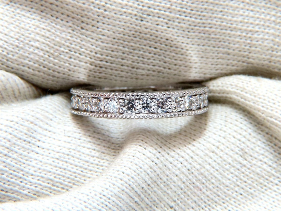 GIA Certified 1.86ct Natural Sapphire Diamonds Ring & matching eternity band - 8