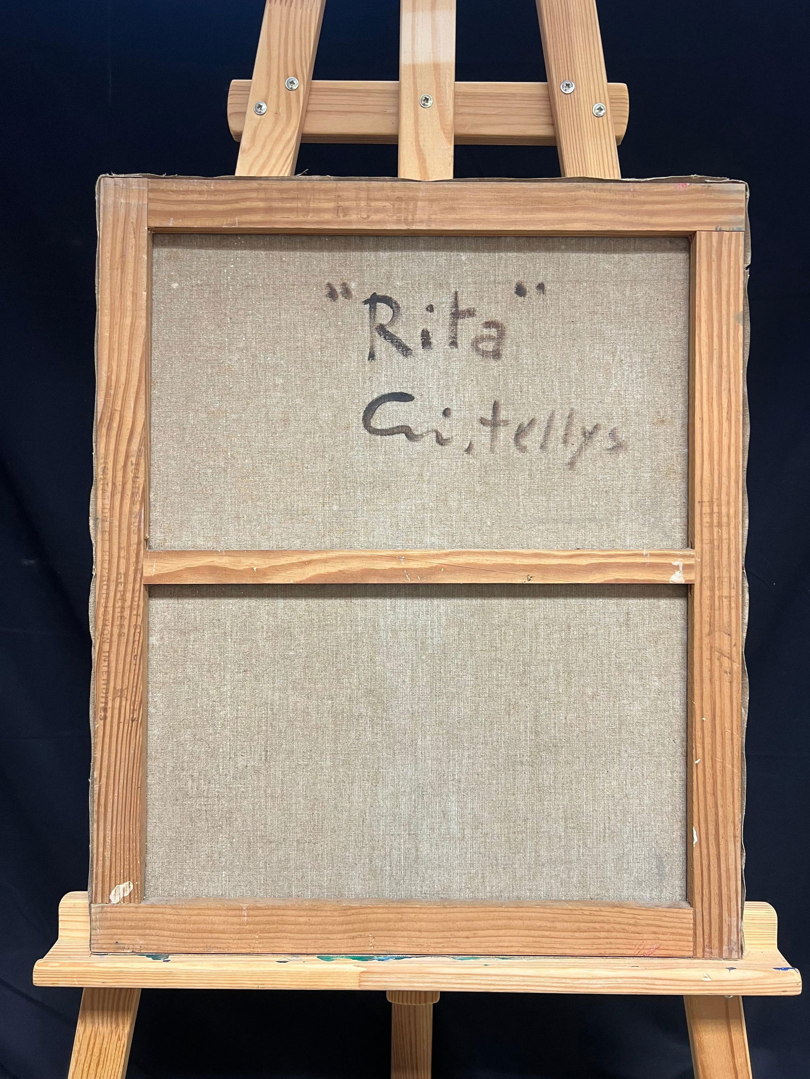 ‘Rita’ Spanish Flamenco Dancer in Fiery Motion Vibrant Signed Oil Painting C.1960's - 3