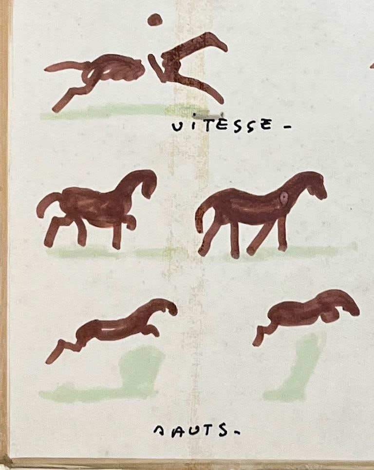 Notions Possibilités Study of Horse Gaits and Motion by Robert Ladou 20th century - 6