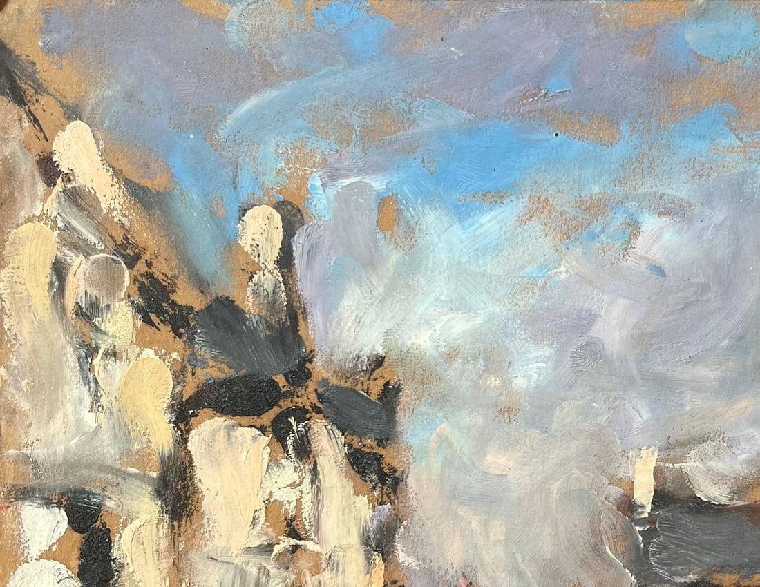 Rue de Village animée French Oil Painting of a Village Street Scene 2002 - 11