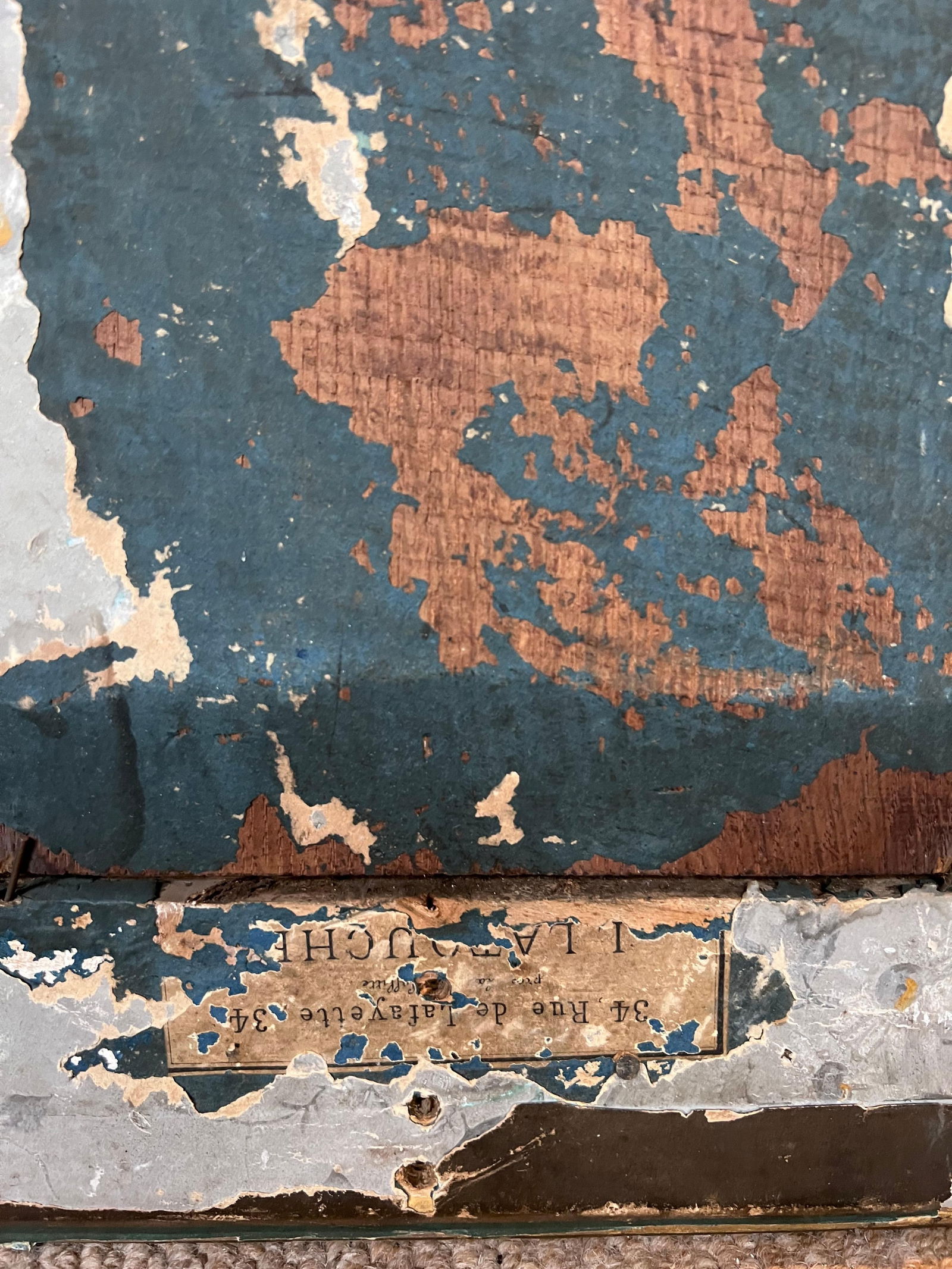 1800's French Rococo Oil Panel Painting Scantily Clad Woman in Wooded Landscape 1800's - 11