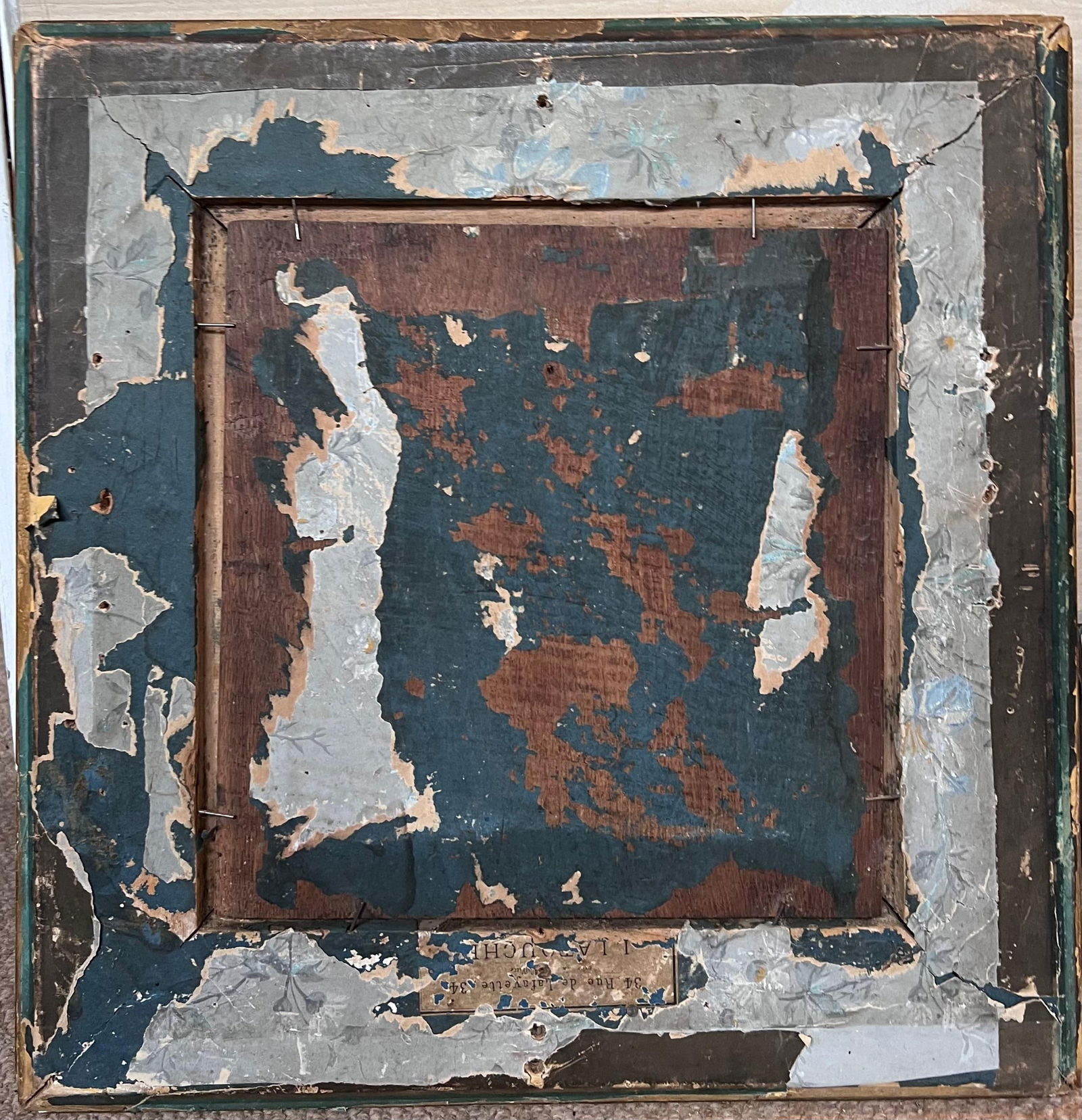 1800's French Rococo Oil Panel Painting Scantily Clad Woman in Wooded Landscape 1800's - 12