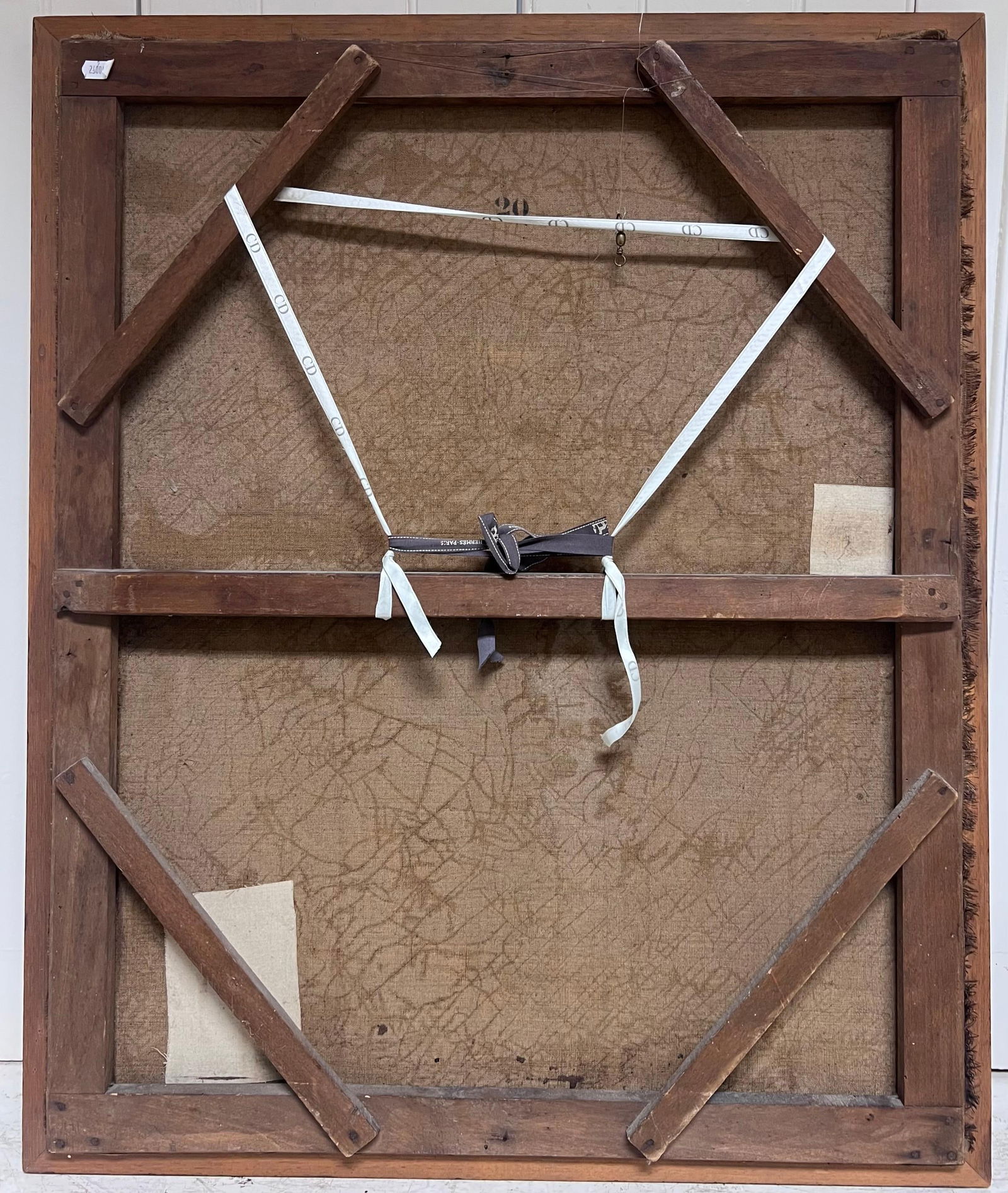 1850's Large Mid 19th Century French Portrait of a Young Gentleman Signed Oil 1855 - 11