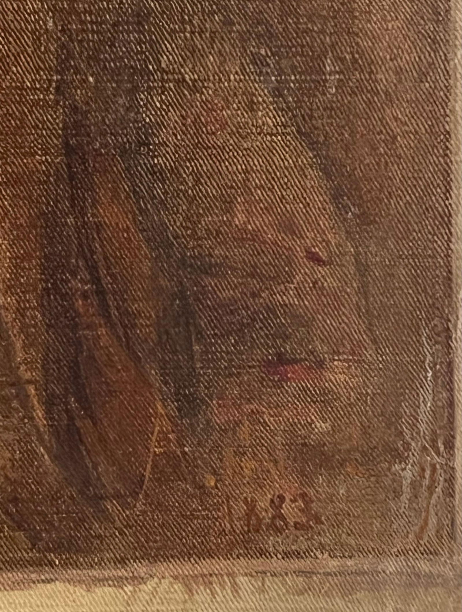 1880's French Impressionist Oil Painting Portrait Ambroise Vollard Famous Dealer 1883 - 2