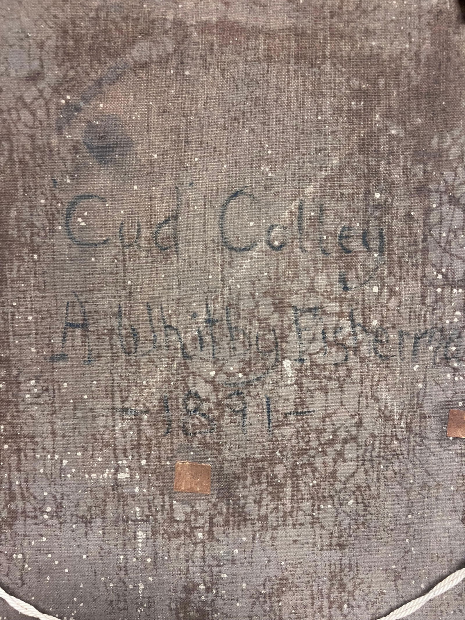 1890's Portrait Painting of Whitby Fisherman in Yorkshire England Large Oil 1891 - 13