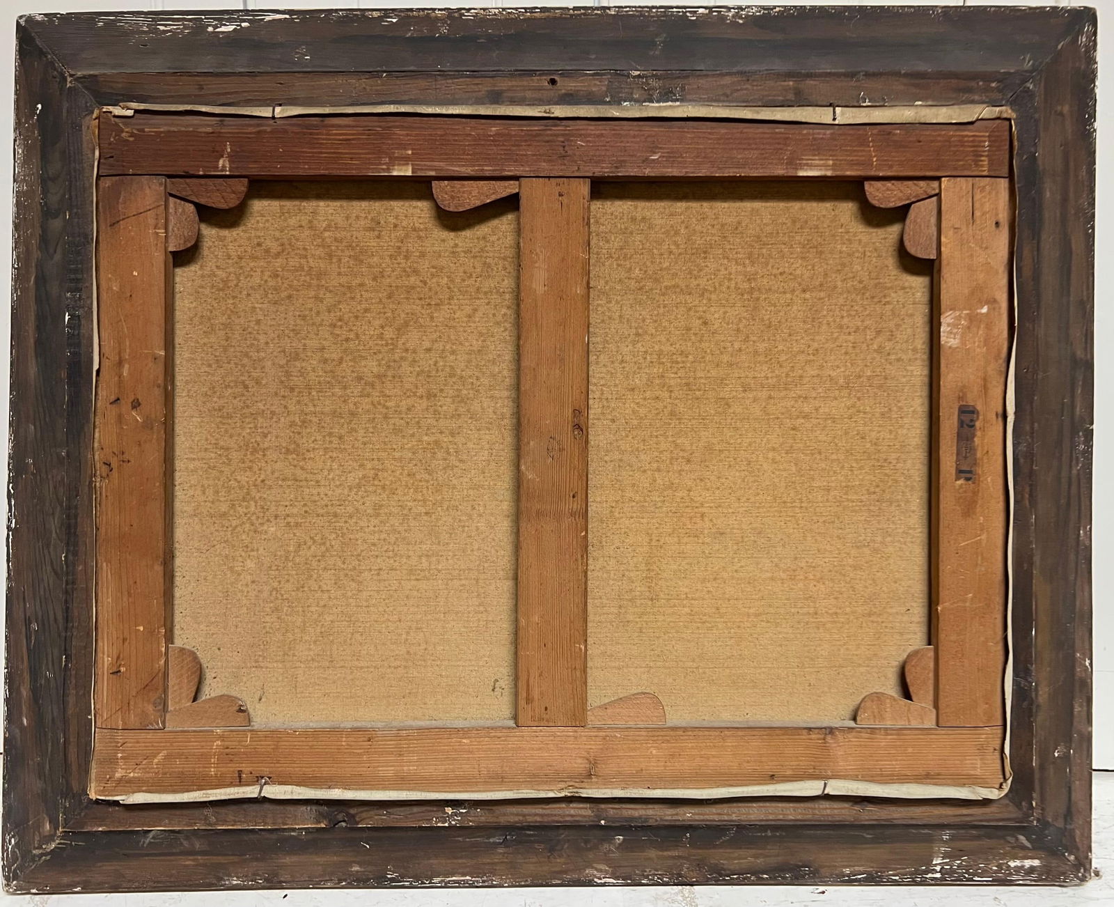 1900's French Impressionist Signed Oil Sunlit Village Houses in Lane 1906 - 3