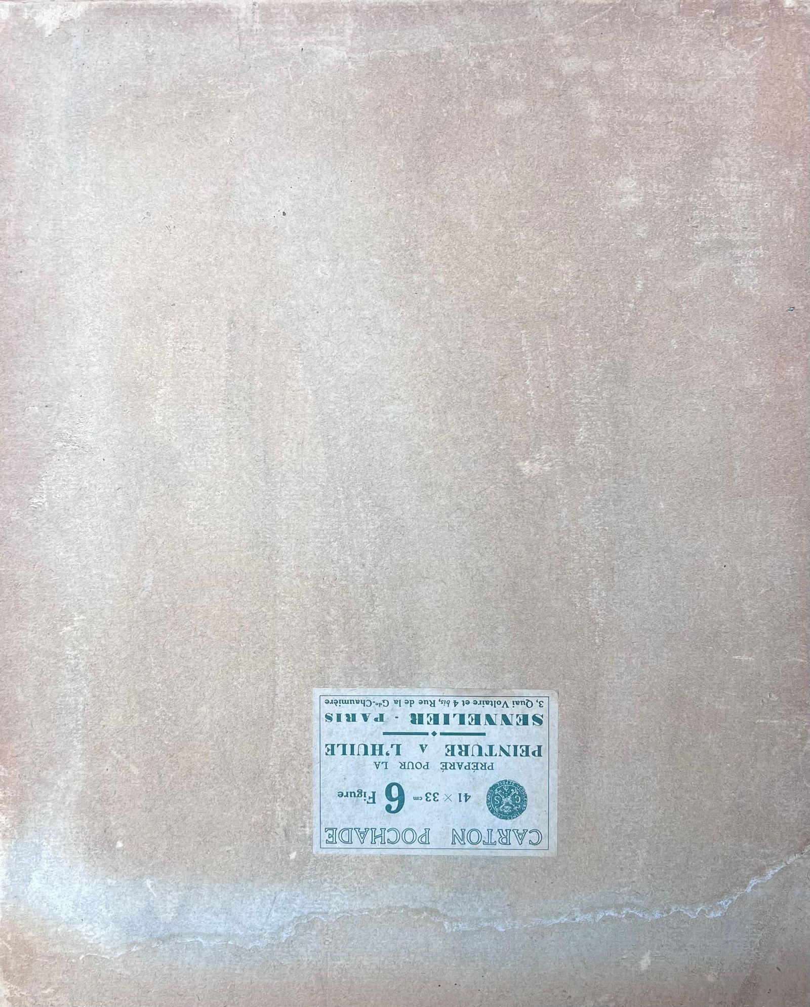 1930's French Impressionist Oil Portrait of Young Lady Pretty Blue Blouse 1930's - 12