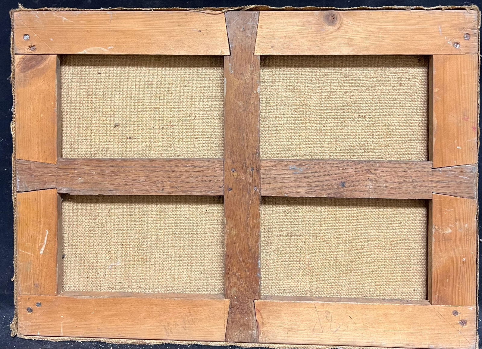 1930's French Impressionist Rendered Bridge Scene with Hazy Autumn Trees 19th Century - 3