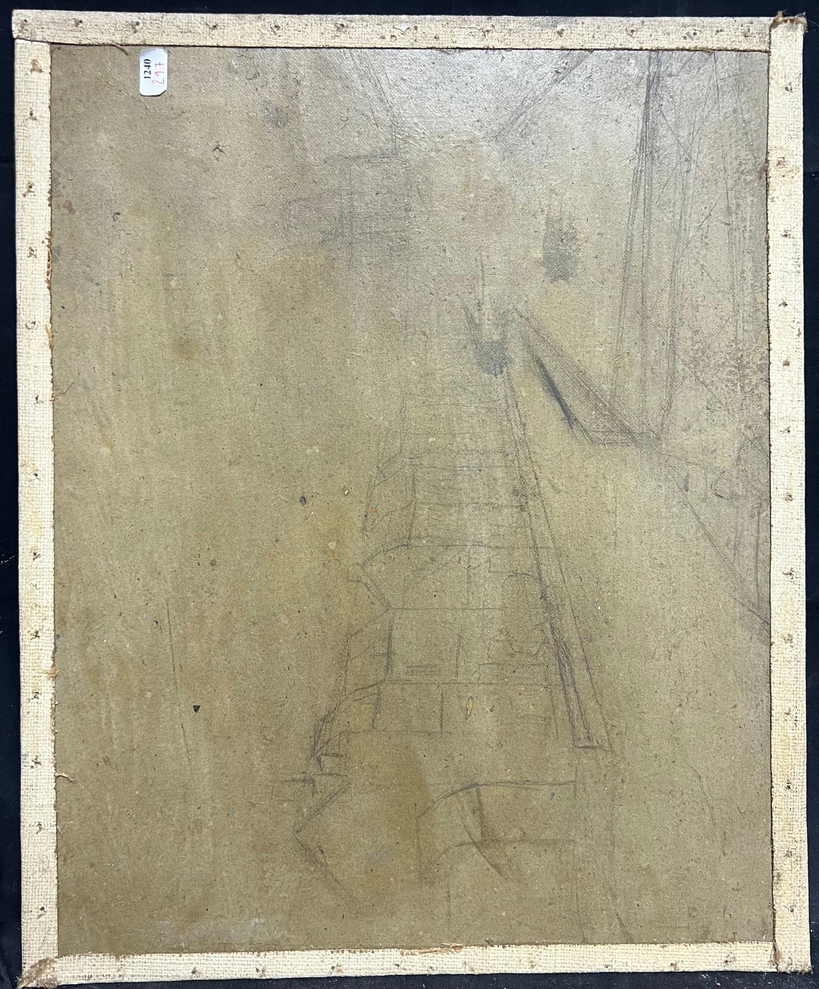 1930's French Impressionist Still Life with Green Jug and Assorted Apples & Pear 19th Century - 3