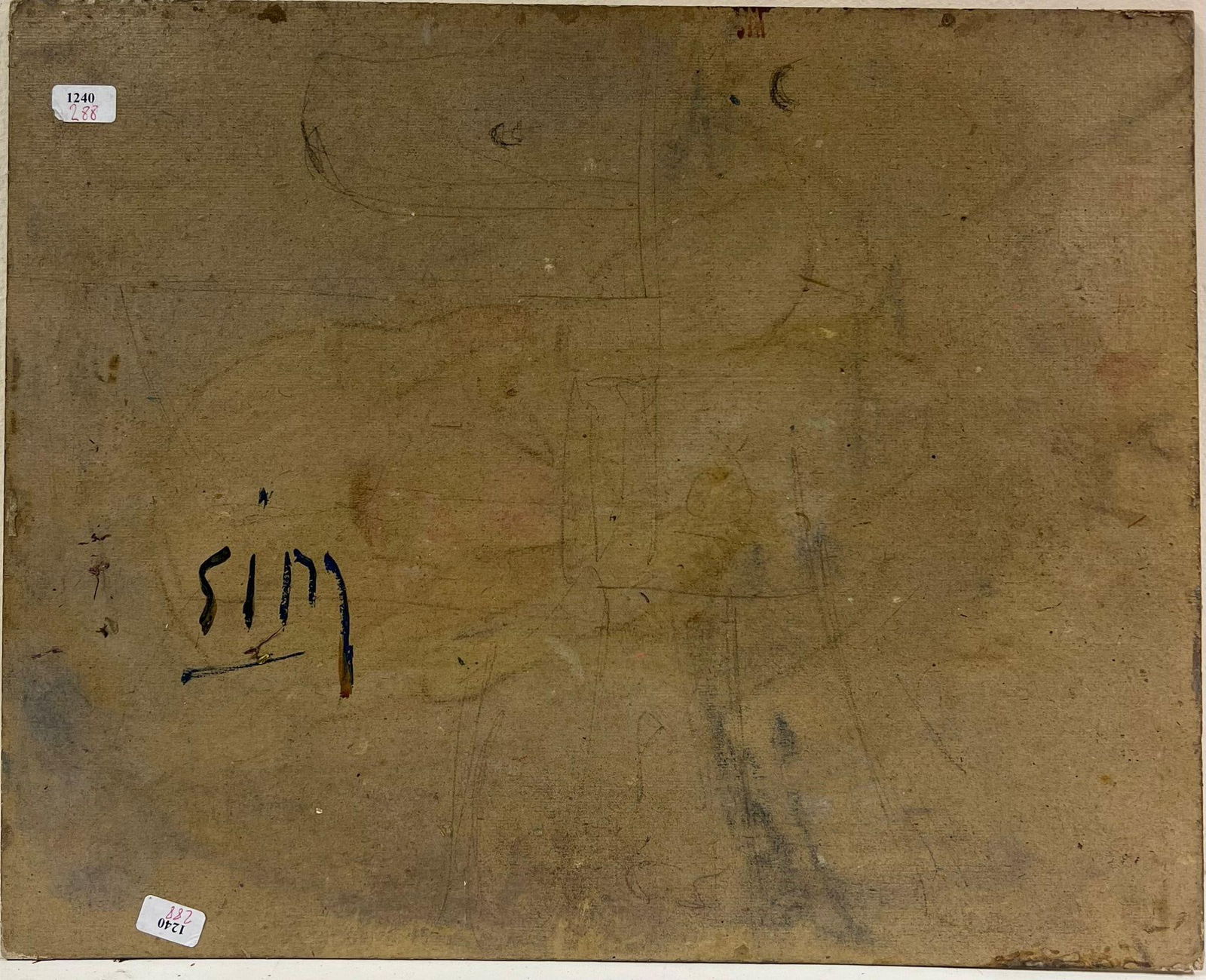 1930's French Post Impressionist Busy French Market Scene Many Figures 1930's - 3