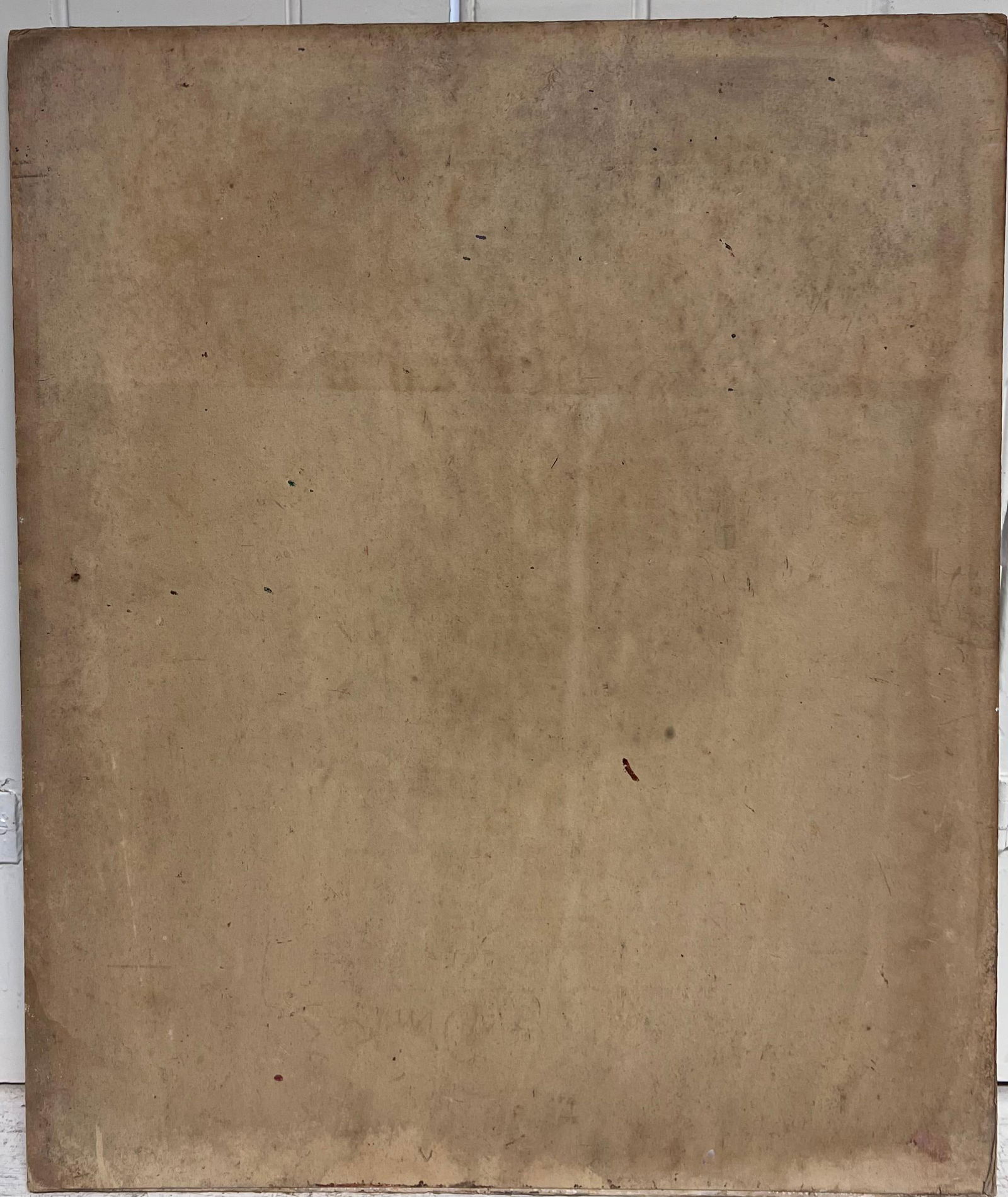 1930's French Post Impressionist Oil Painting Portrait of Figure Woman Long Hair 1930's - 3