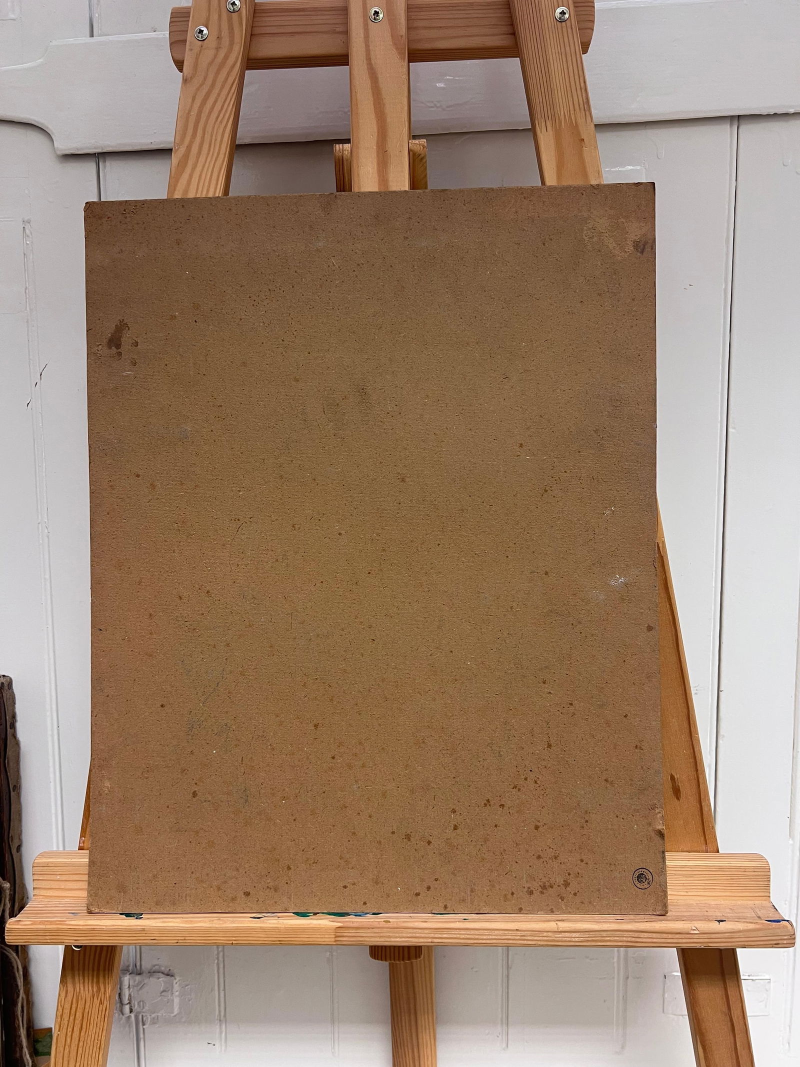 1930's French Post-Impressionist Oil Colorful Still Life Flowers in Vase & Apple 1930's - 13