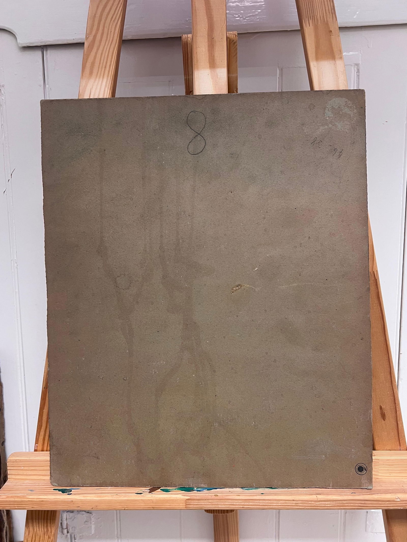 1930's French Post-Impressionist Oil Still Life Flowers in Earthen Vase 1930's - 9