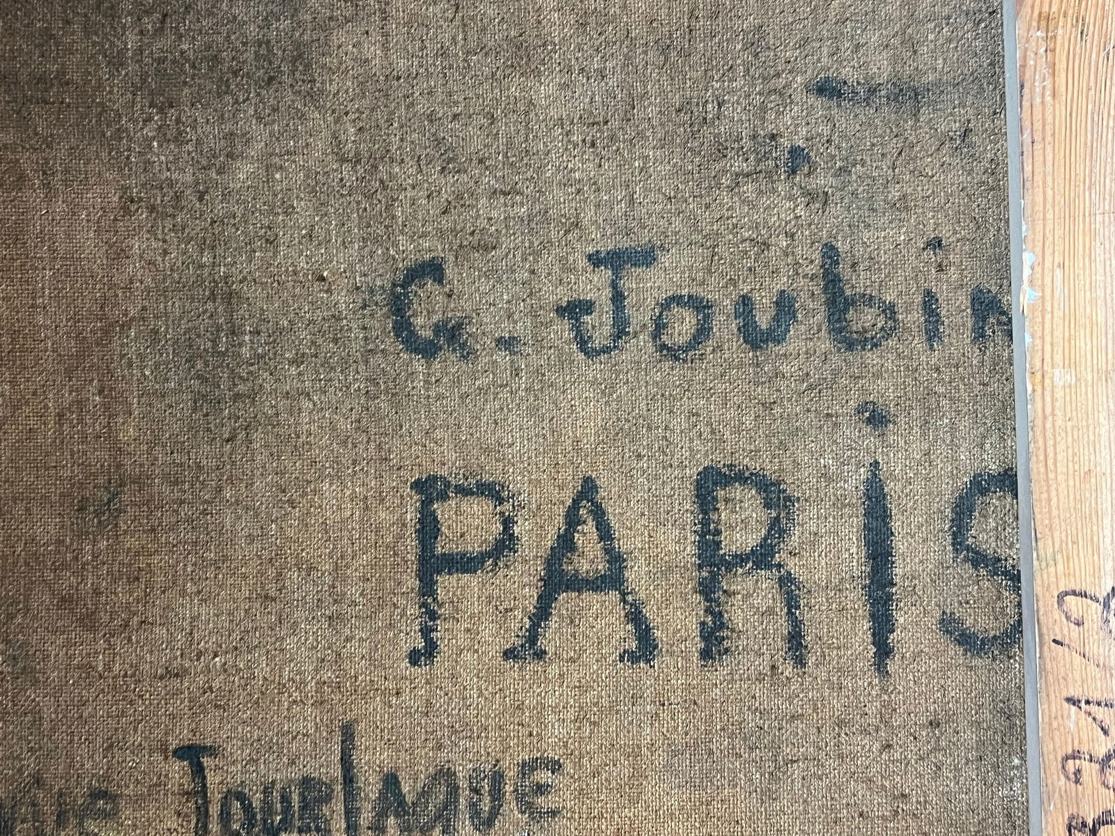 1930's Large French Oil Distinguished Portrait Dapper Gentleman in Suit & Chair 1930 - 13