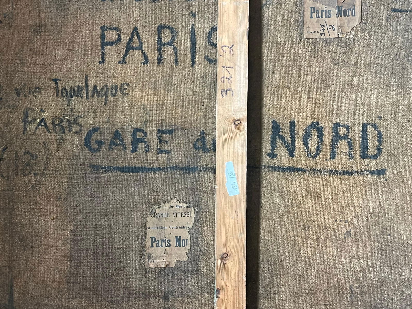 1930's Large French Oil Distinguished Portrait Dapper Gentleman in Suit & Chair 1930 - 15