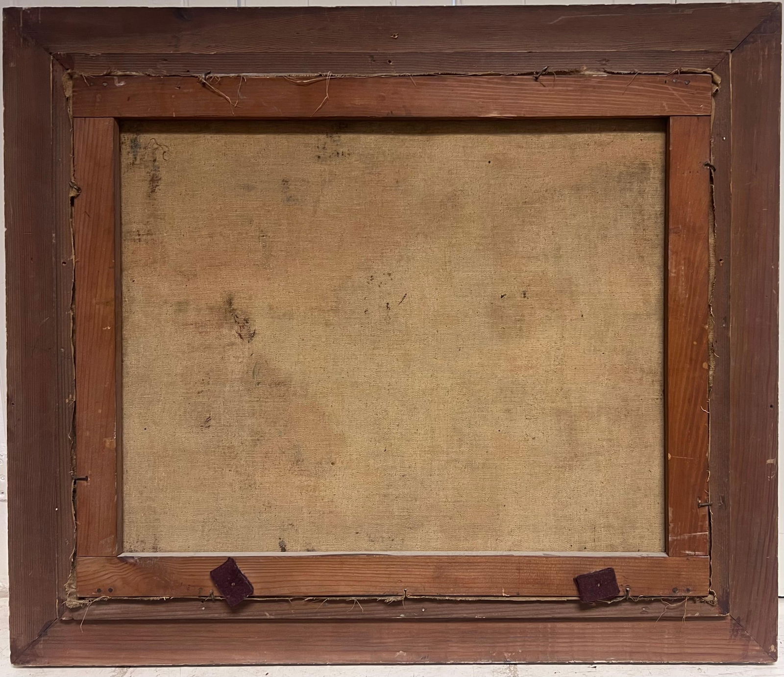 1940's French Impressionist Signed Oil Atmospheric Moody River Scene & Boats 1940's - 3