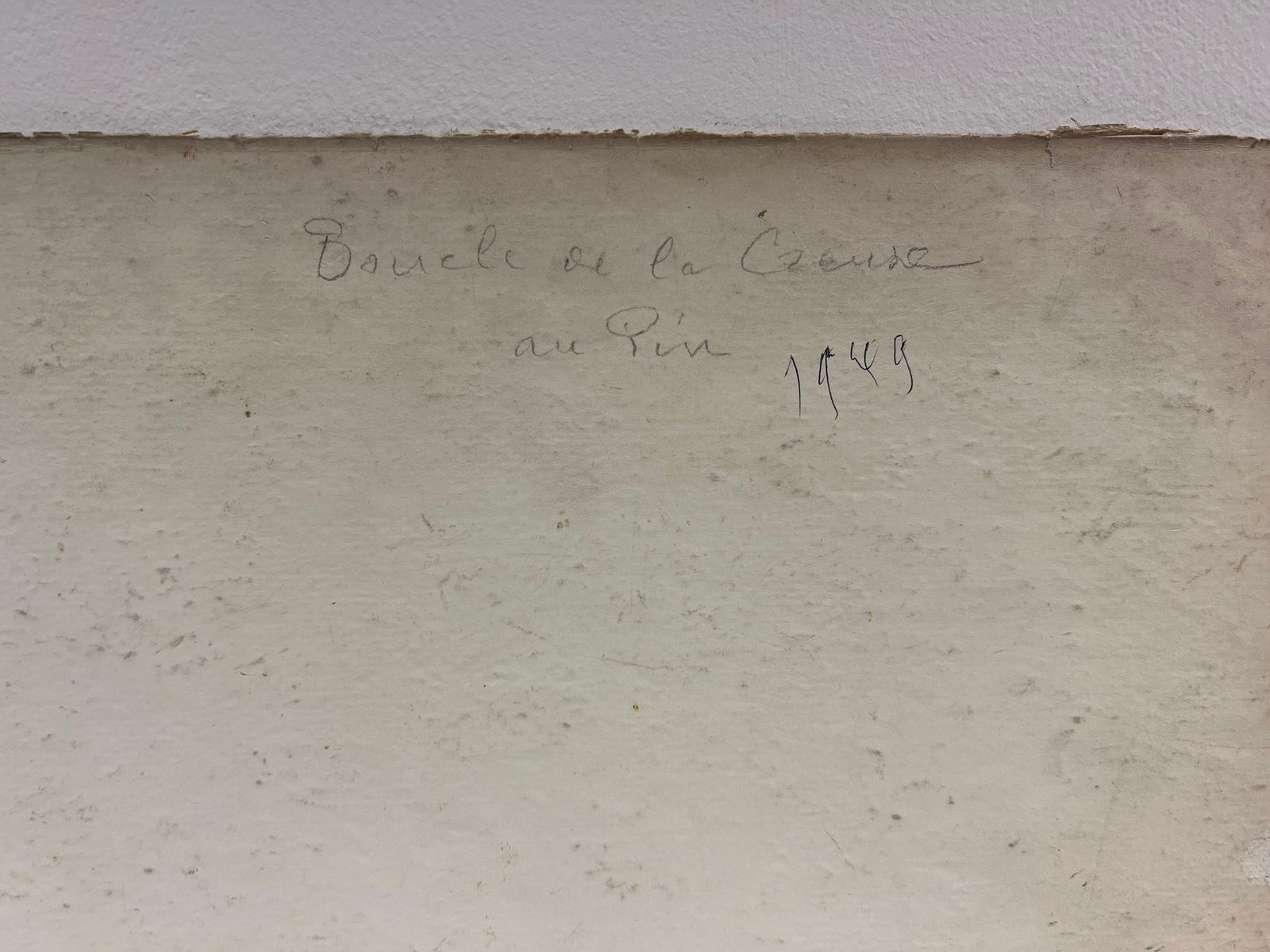 1940's French River Valley Lush Green Colors Signed Oil Painting 1949 - 12