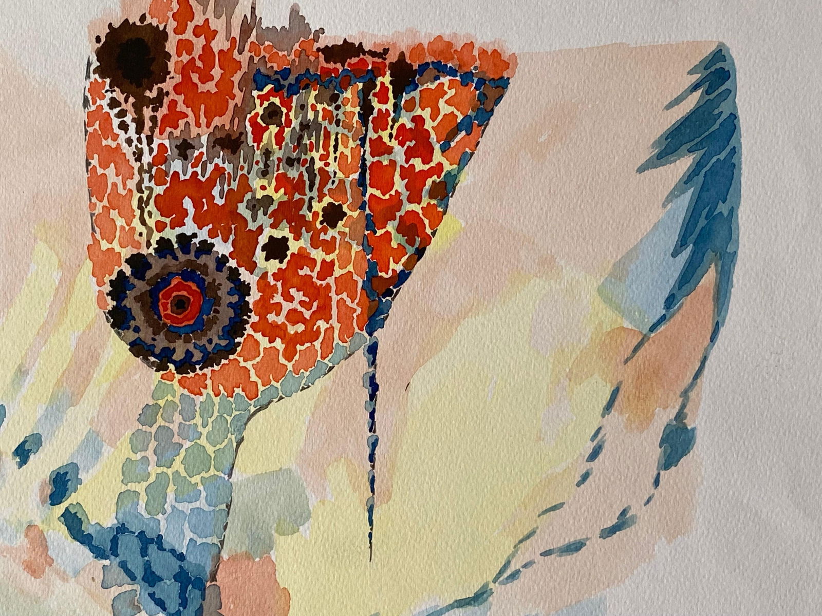 1940's Post Impressionist Artist Abstract Design Artwork circa 1940s - 13