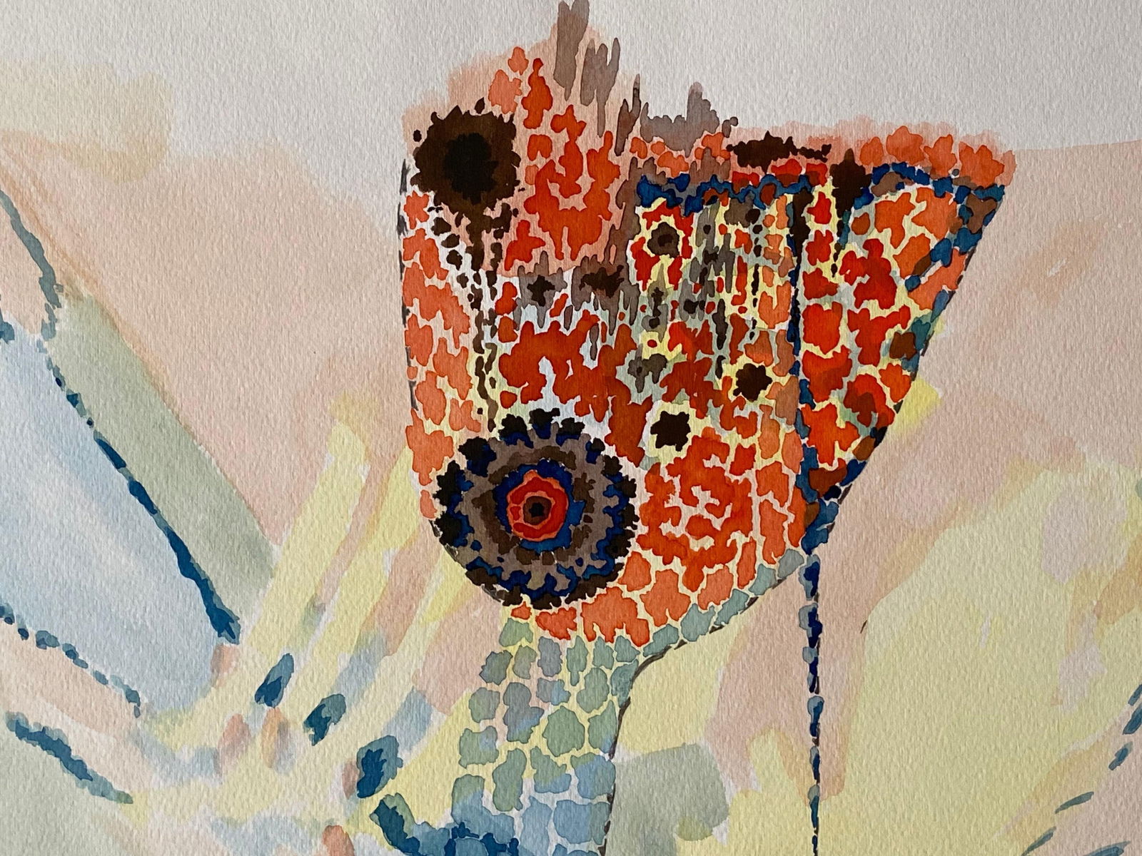 1940's Post Impressionist Artist Abstract Design Artwork circa 1940s - 5