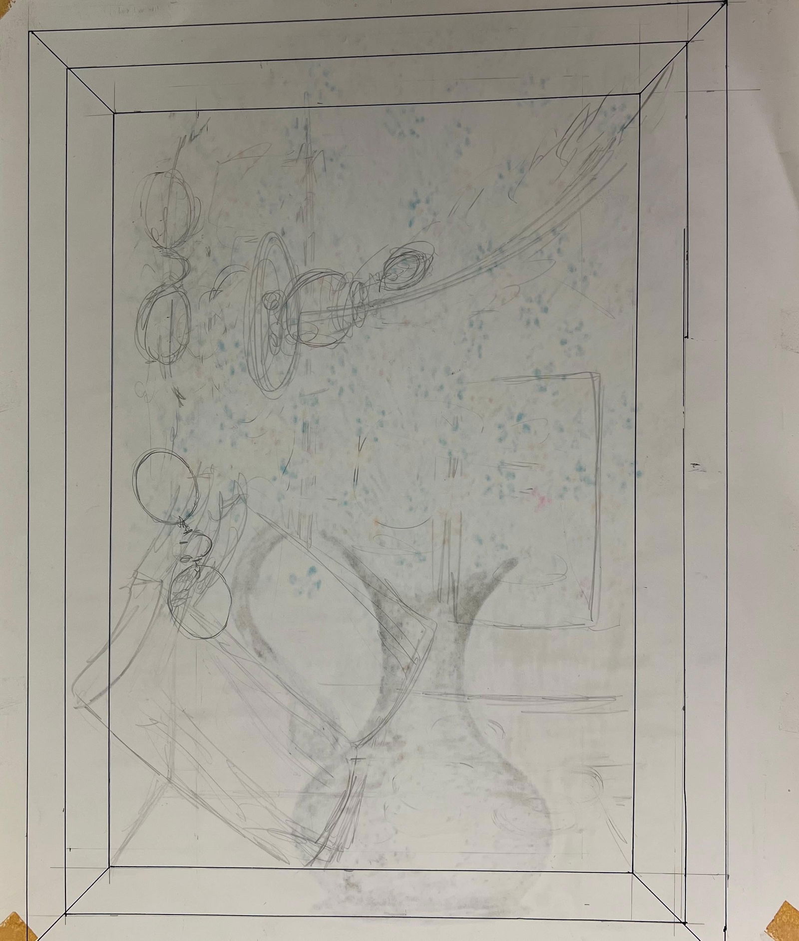 1950's Colorful Wildflowers in a Copper Vase in Yellow Interior Still Life 1971 - 3