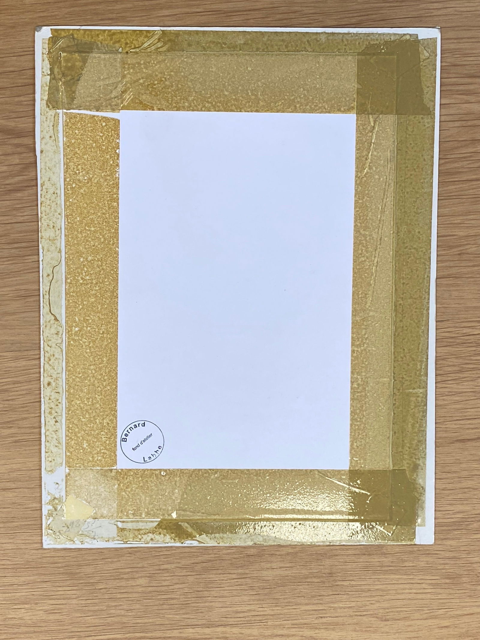 1950's French Modernist / Cubist Painting, Male Portrait 1950 - 3