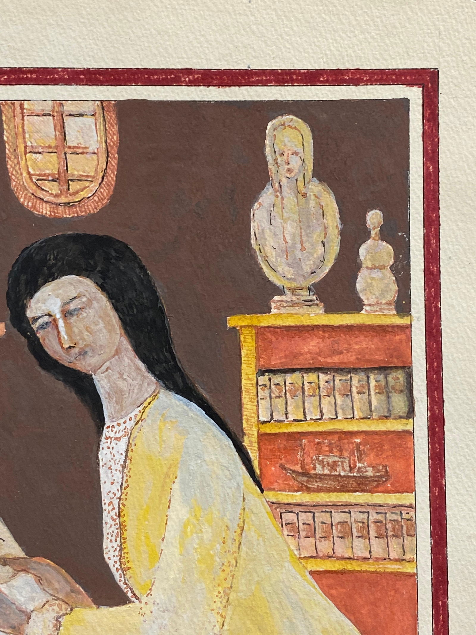 1950's French Modernist Painting Signed 1950s - 17