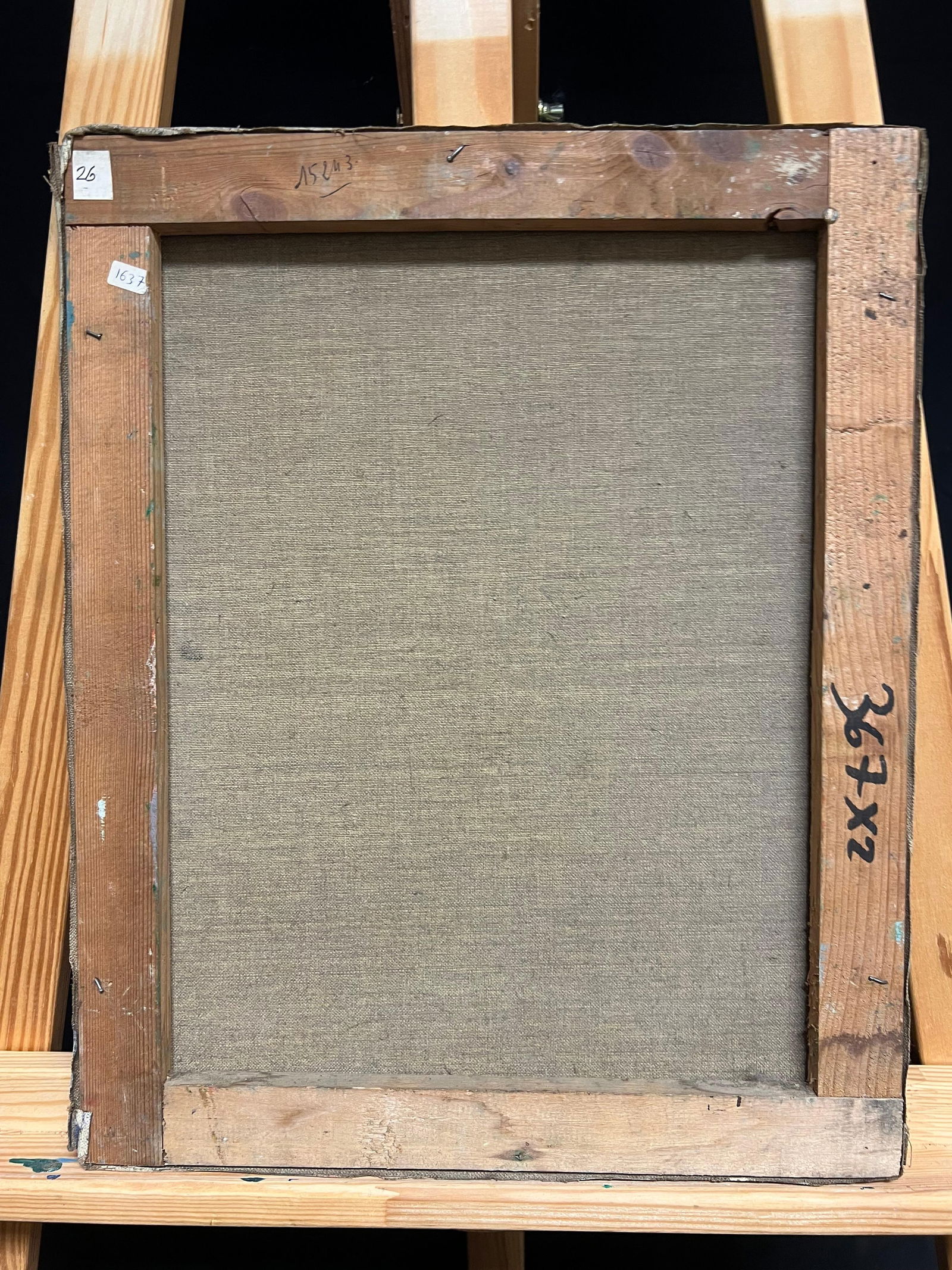 1950's French Modernist Portrait of Woman by the Window Textured Oil Painting mid 20th Century - 11