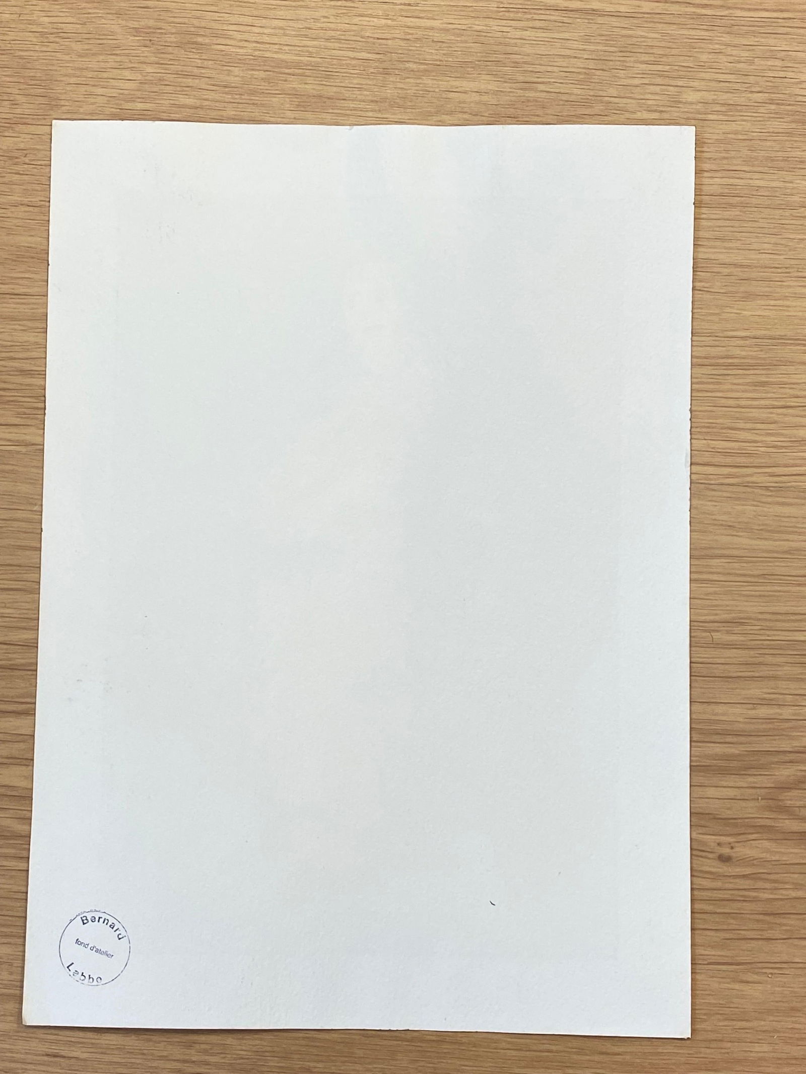 1950's French Modernist/ Cubist Painting - Lady In Vibrant Red & Orange Dress 1950 - 8