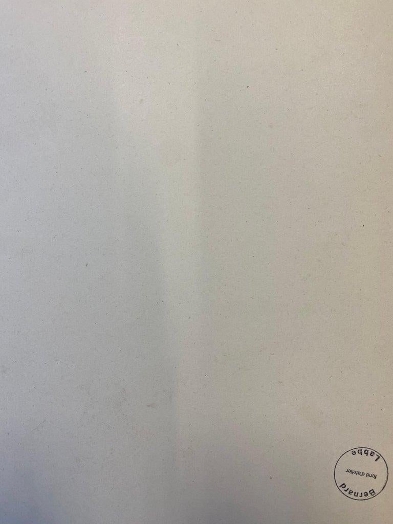 1950's French Modernist/ Cubist Painting Signed - Male Portrait 1950 - 3