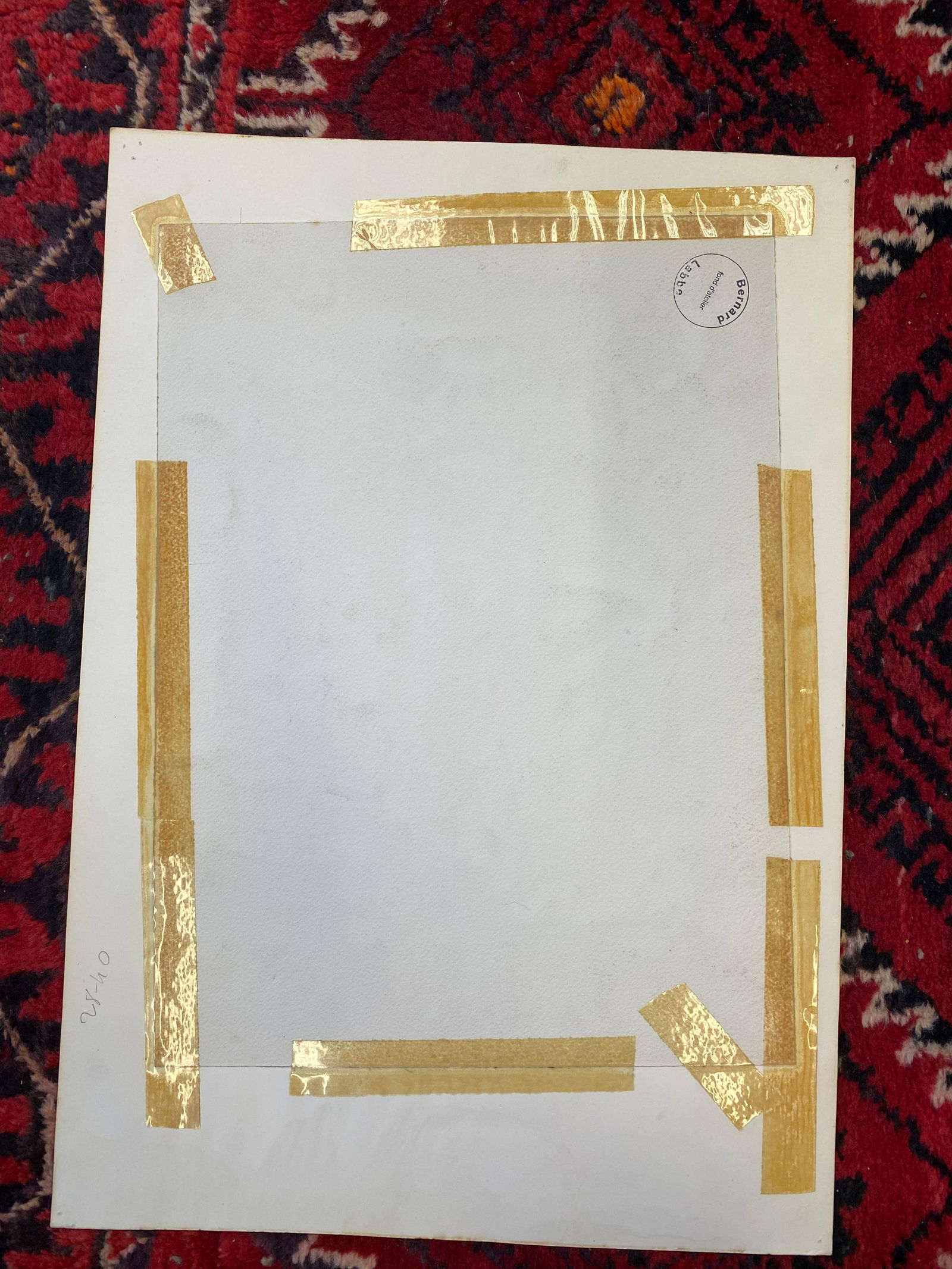 1950's French Modernist/ Cubist Painting Signed, Black & White French Archway 1950s - 9