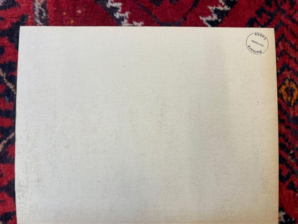 1950's French Modernist/ Cubist Painting Signed, the Three Boats 1950 - 8