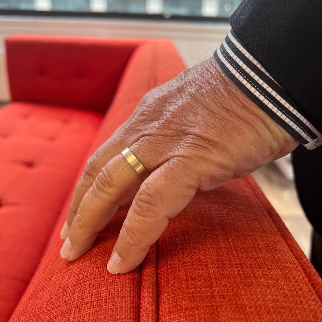 Men's Satin Comfort Fit Wedding Band Ring 14K Yellow Gold, Size 10, 4.5 mm - 4