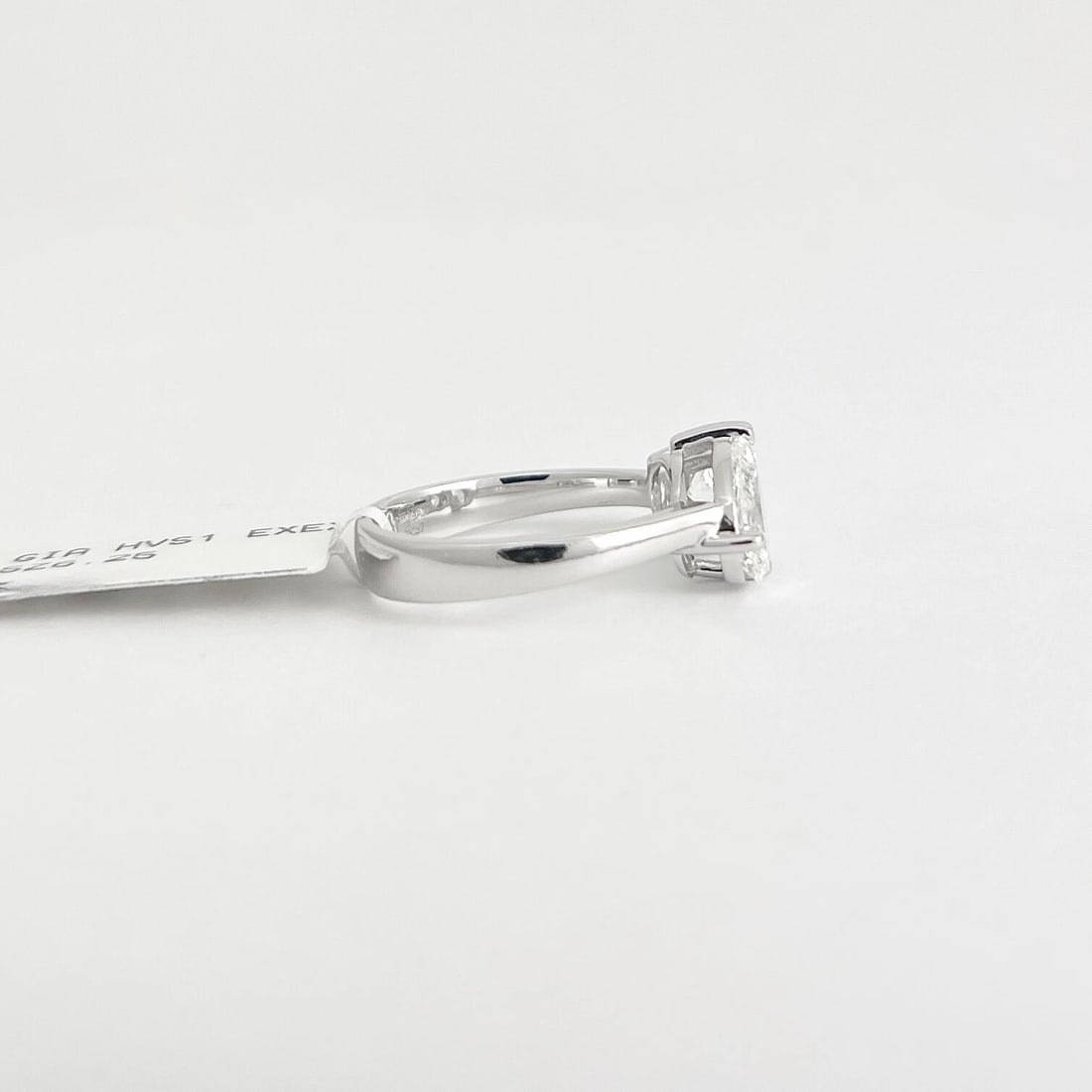 GIA 2-Stone Toi Et Moi Pear Round Diamond Engagement Ring 18K White Gold 1.70 TW - 6