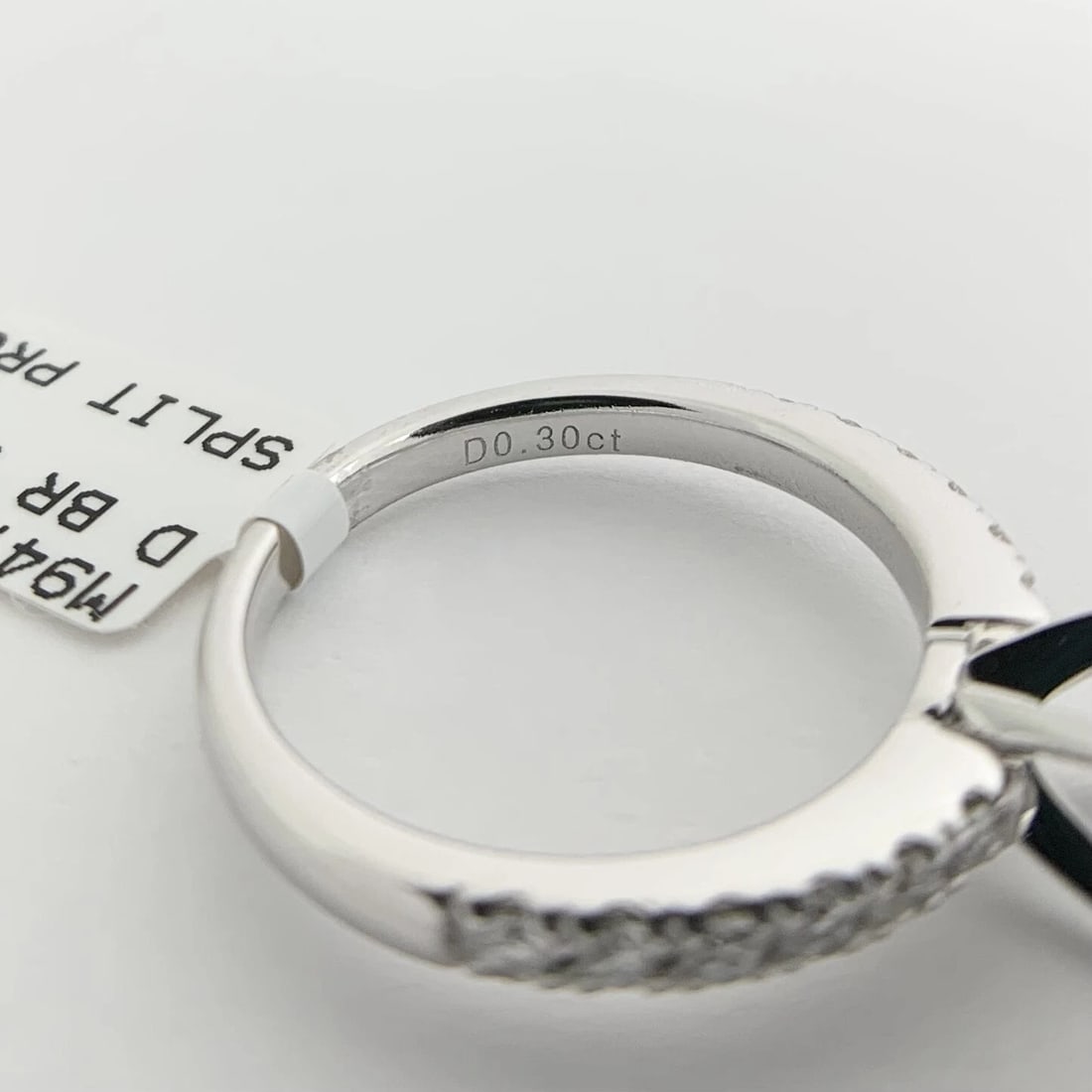 4-Prong Diamond Engagement Ring Setting Mounting 14K White Gold .35 CTW - 10