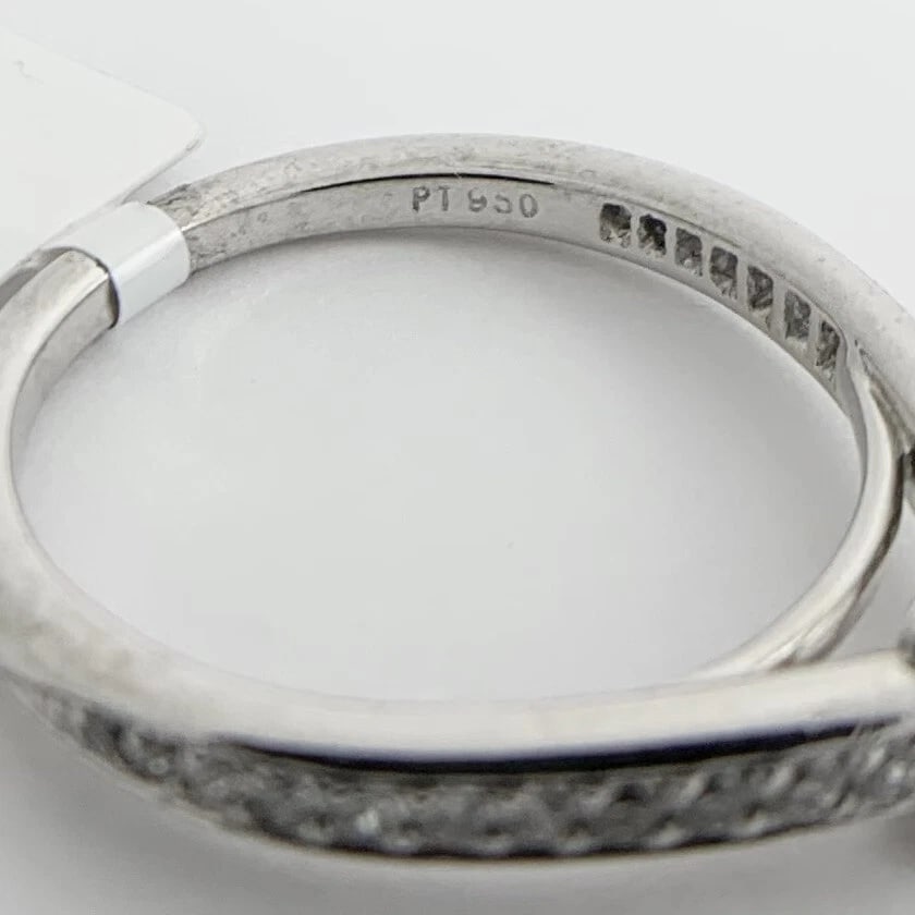 Round Diamond Engagement Ring Setting Mounting Platinum .30 CTW - 10