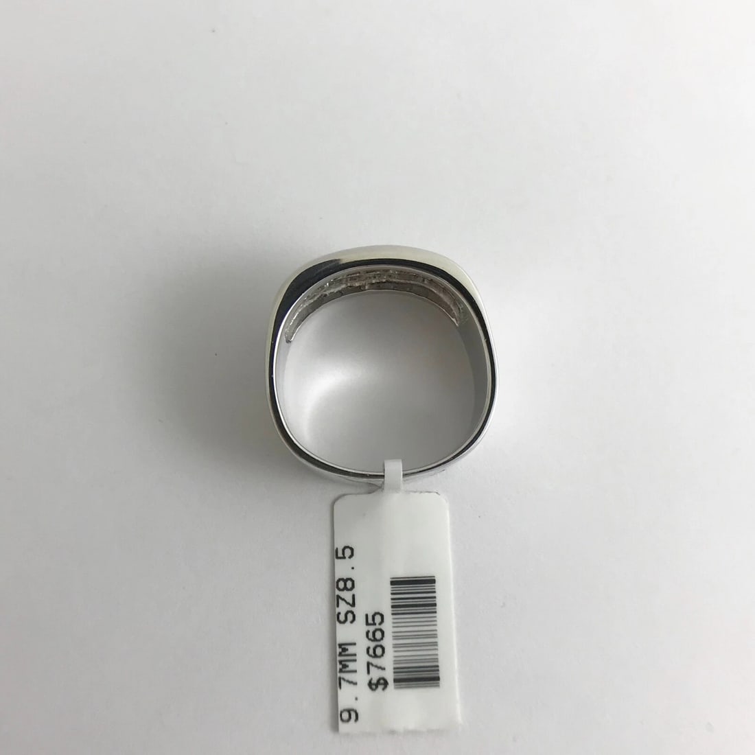 Men's 3-Row Round Diamond Wedding Band Ring 18K White Gold .75 CTW, 11.04 Gr - 12