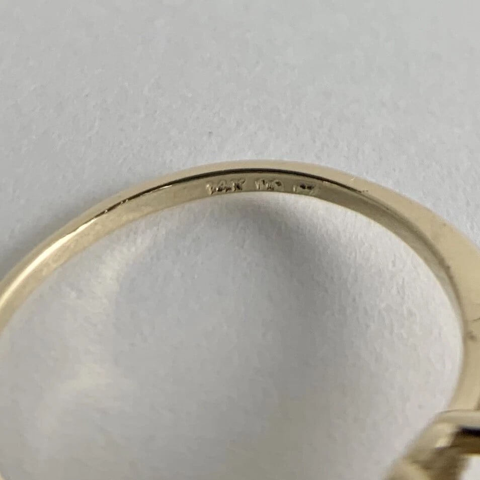 Pear Tapered Baguette CZ Cubic Zirconia Engagement Ring 14K Yellow Gold, 2.26 Gr - 10