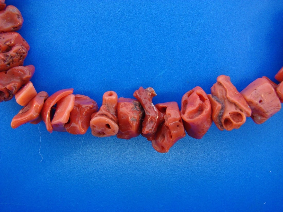 CHIC 18k Yellow Gold & Coral Necklace - 3