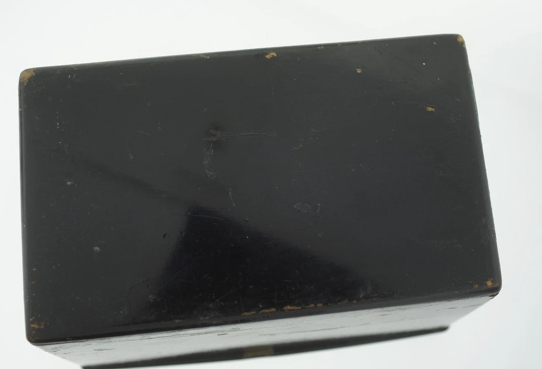 RUSSIAN LACQUER BOX THREE HORSES SLEIGH VINTAGE TROYKA HAND PAINTED UNIQUE - 6