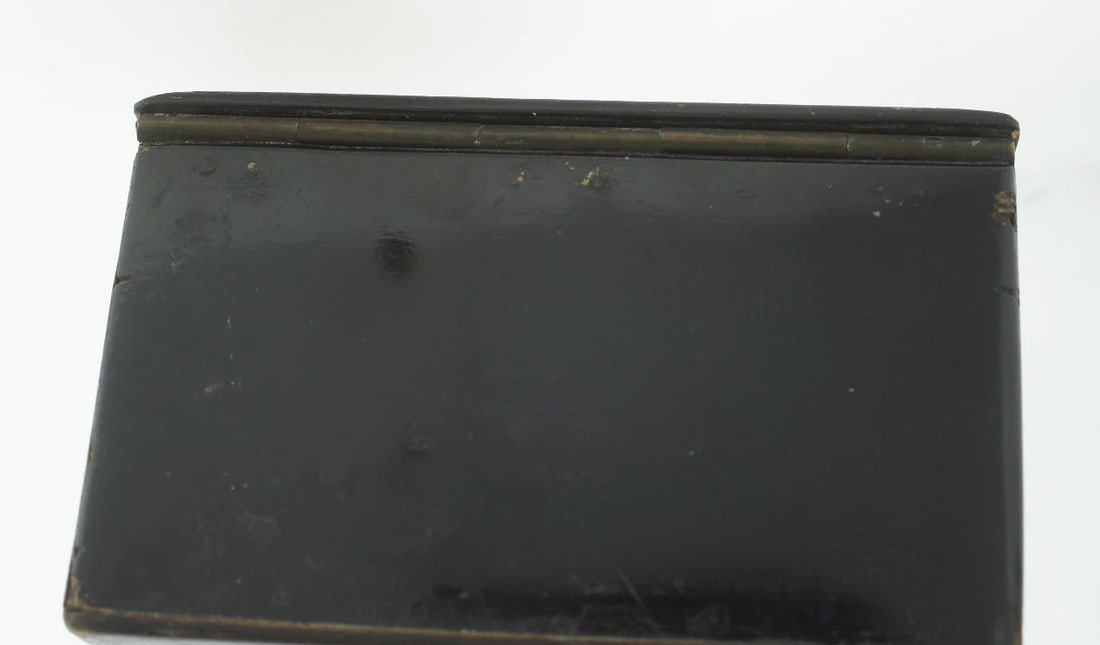 RUSSIAN LACQUER BOX THREE HORSES SLEIGH VINTAGE TROYKA HAND PAINTED UNIQUE - 7