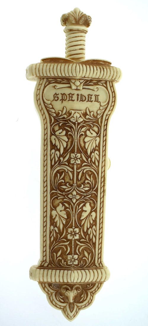 SPEIDEL JEWELRY BOX "GOLDEN KNIGHT" C.1960 VINTAGE UNIQUE RARE - 2