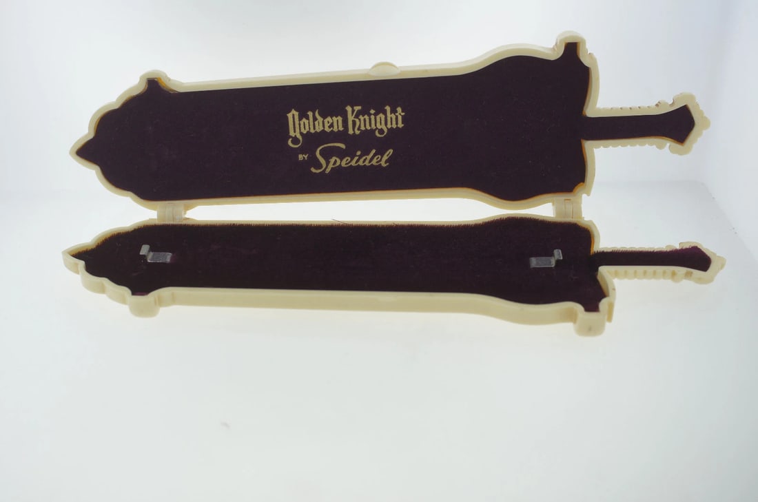 SPEIDEL JEWELRY BOX "GOLDEN KNIGHT" C.1960 VINTAGE UNIQUE RARE - 3
