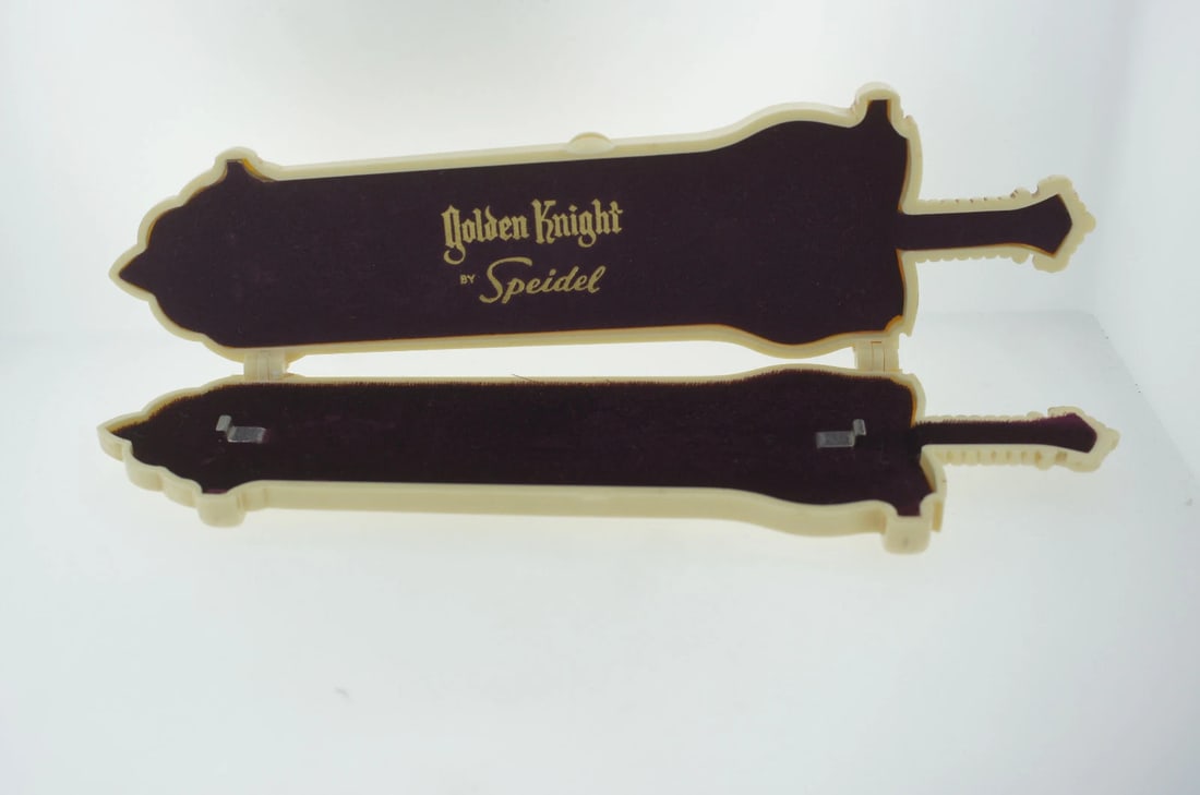 SPEIDEL JEWELRY BOX "GOLDEN KNIGHT" C.1960 VINTAGE UNIQUE RARE - 4