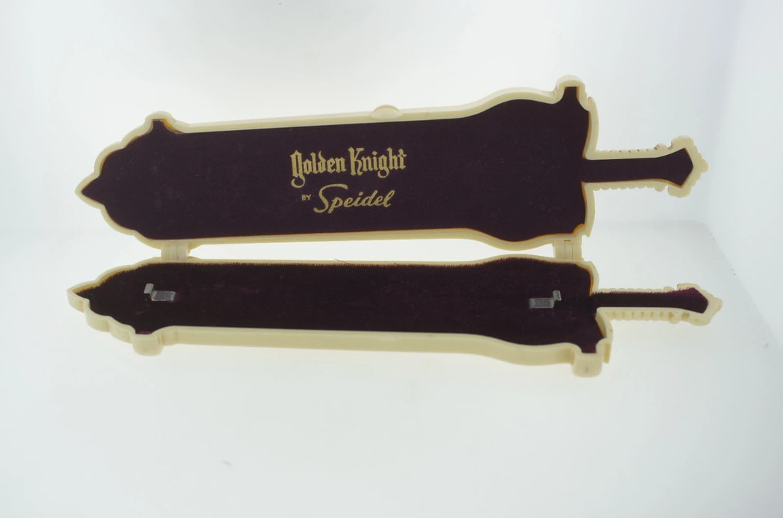 SPEIDEL JEWELRY BOX "GOLDEN KNIGHT" C.1960 VINTAGE UNIQUE RARE - 5