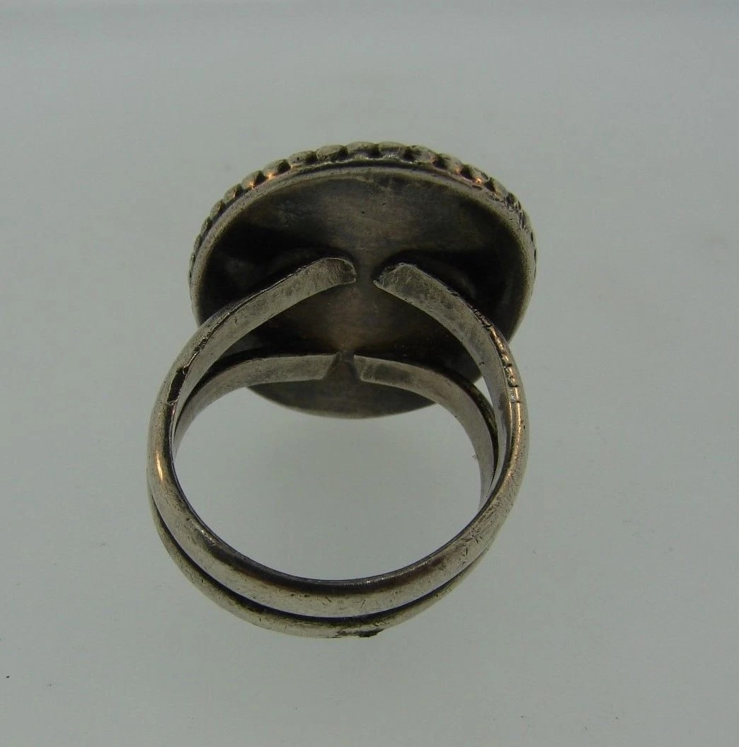 GORGEOUS Sterling Silver & Agate Ring - 2