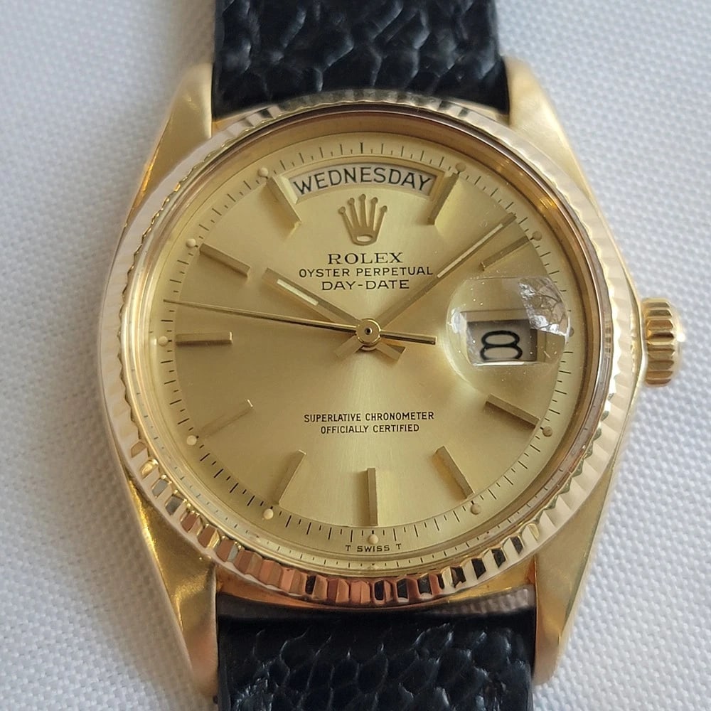Rolex Day Date 1803 President 18k Solid Gold 1970s Mens Vintage Automatic RA699 (1 of 13)